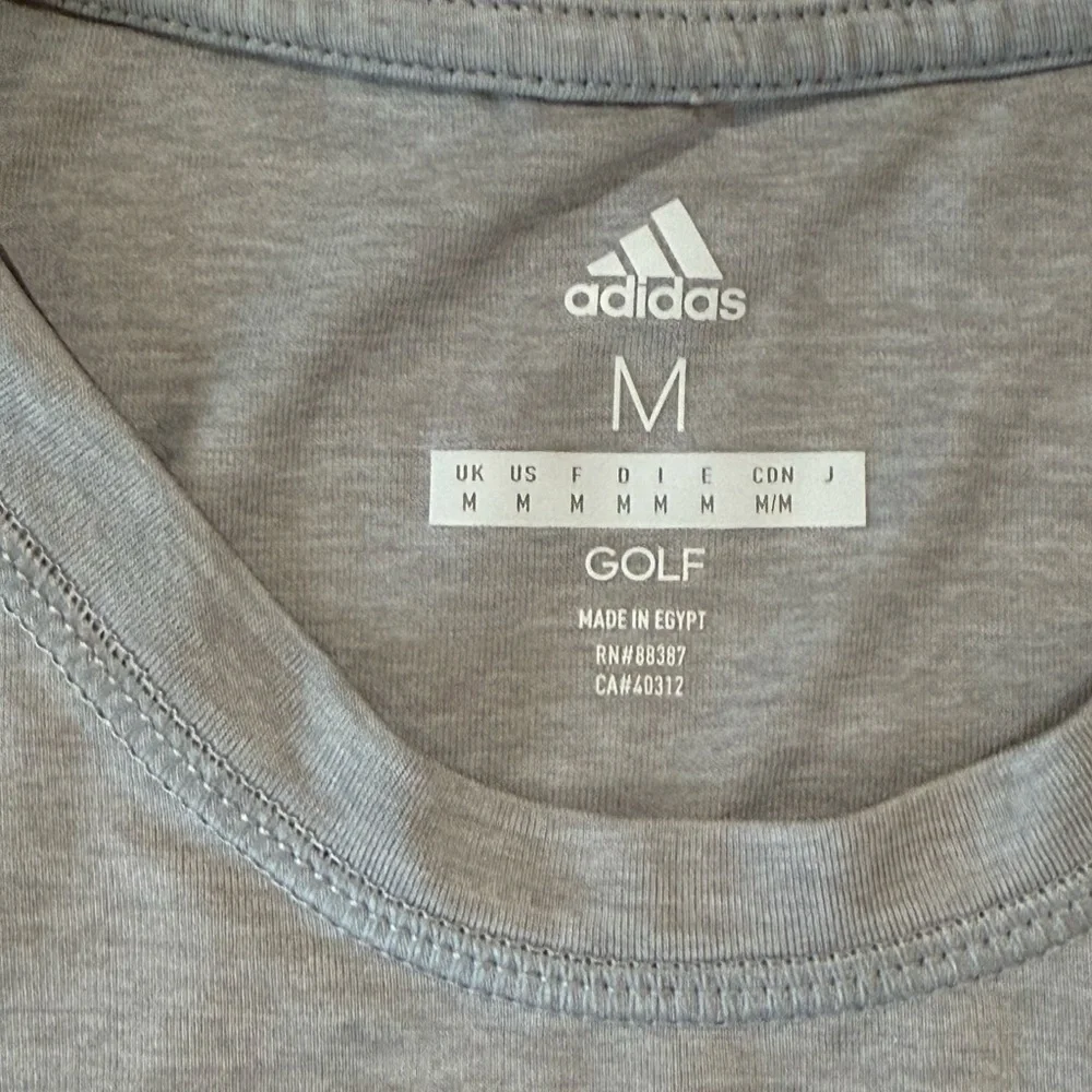 Adidas Men's Golf Heather Gray Tee‎
